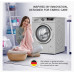 Washing Machine: Bosch 7 kg 5 Star Fully-Automatic Front Loading Washing Machine (WAJ2416SIN, Silver, AI active water plus, In-Built Heater)